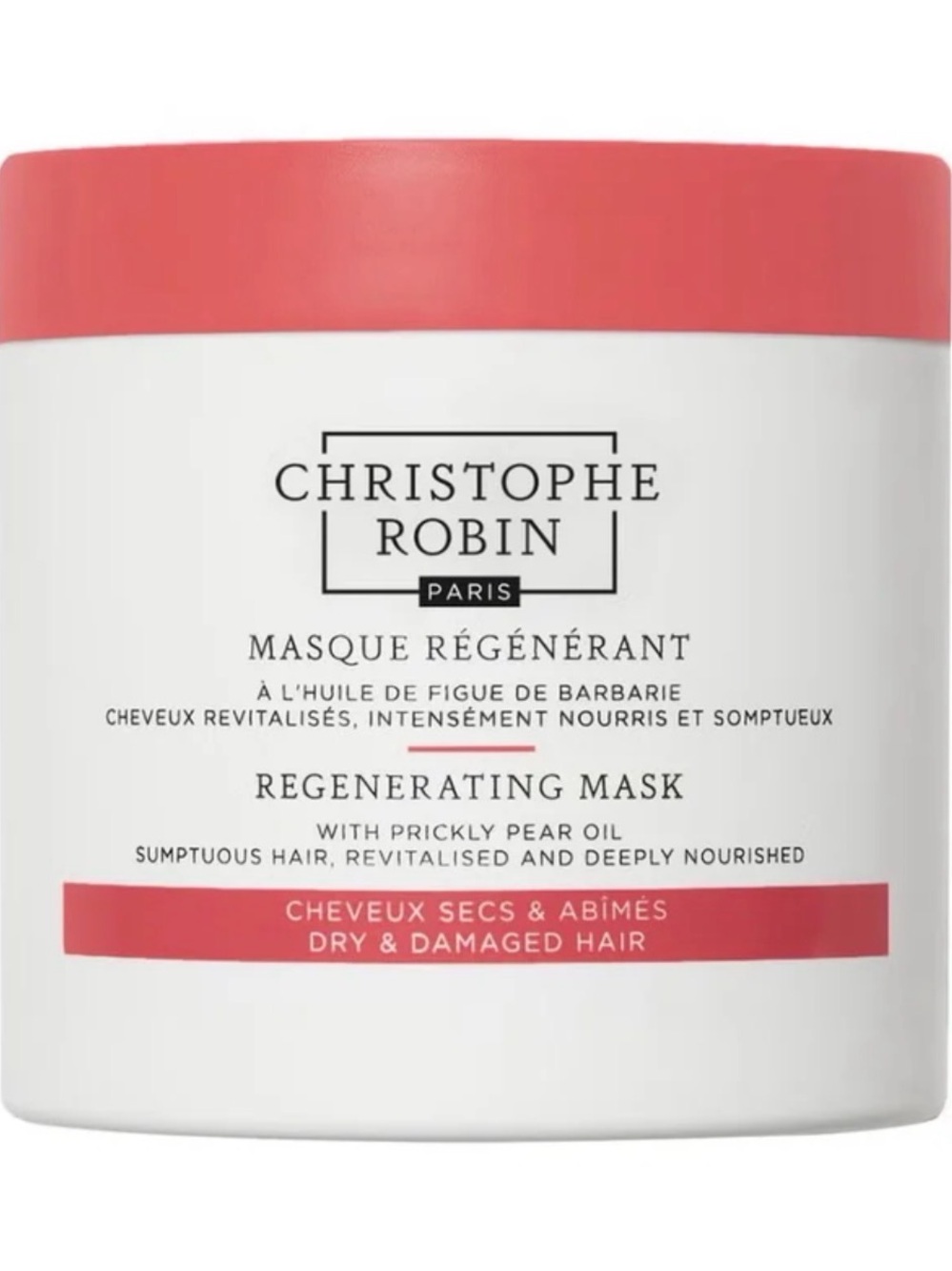 Christophe Robin Regenerating Hair Mask - Pink